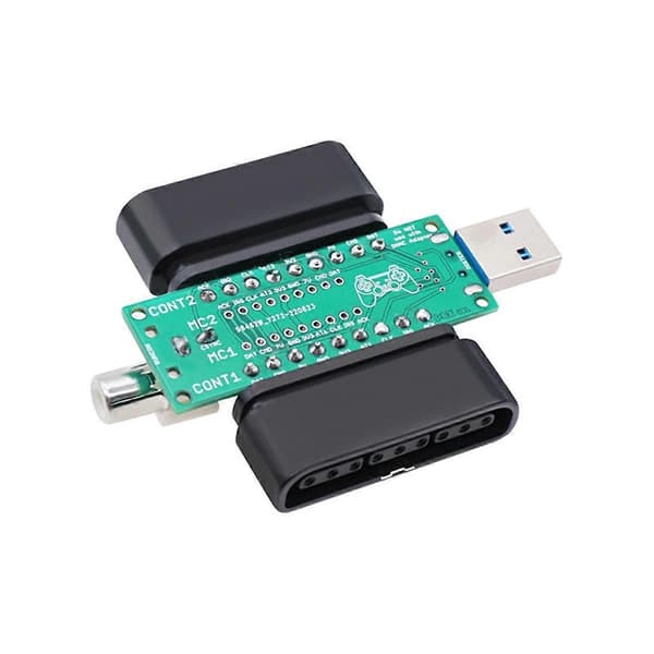 For SNAC PSX Kontroller Konverter med USB-kabel for MiSTer FPGA - Analog/Digital IO Board Tilbehør