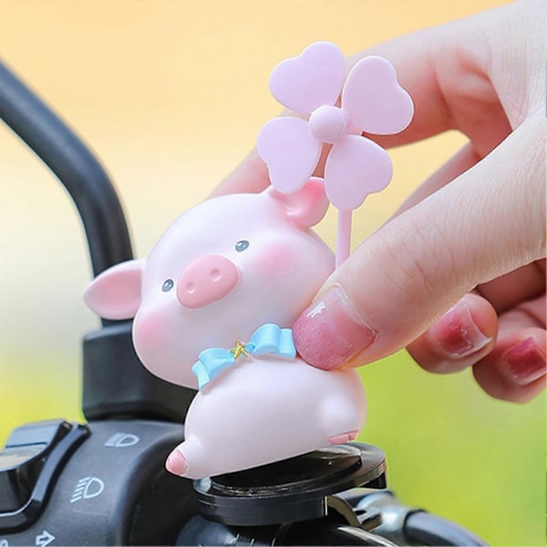 Cykelstyr Ornament Sød Dyr Vandtæt Letvægts Elektrisk Scooter Styr Dekoration piggy