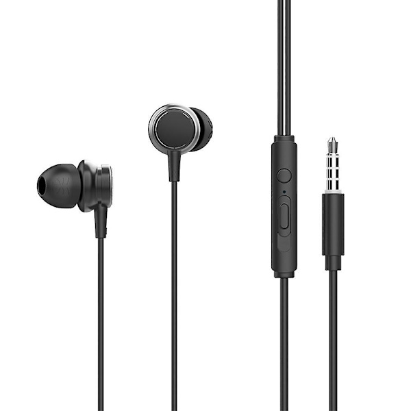 Trådbundna in-ear-hörlurar med mikrofon Hörlurar med mikrofon black fecf |  black | Fyndiq