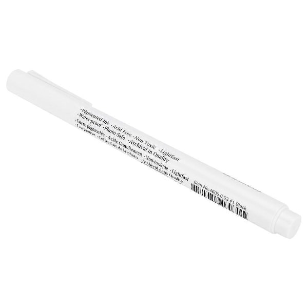 10 st Micron Liner Fineliner Pennor Svart Bläck för Ritning Skissning Modell Leksak (0.03mm)