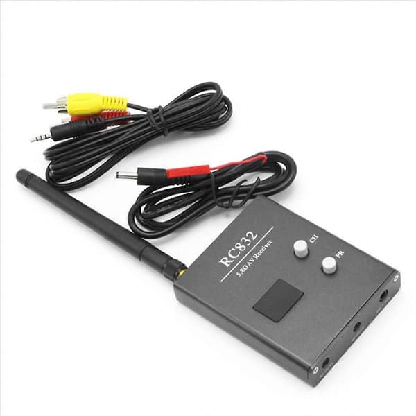RC832 FPV Mottaker 5.8GHz 48CH RC832 AV Mottaker med Antenne for FPV Multikopter RC Quadcopter