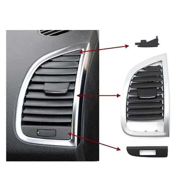 För 4L 2006-2015 Främre Instrumentbräda Höger Luftkonditionering Värme AC Ventilationsgaller Panel 4L0 820 902