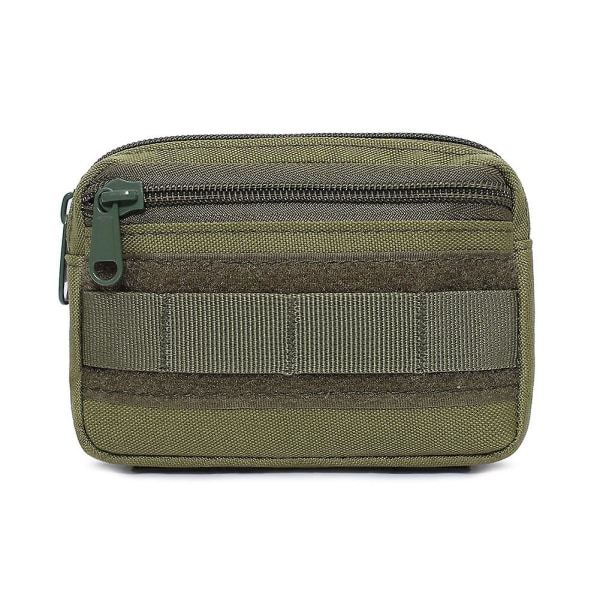 1st Män Kvinnor Mini Jakt Midjeväska Organizer Molle Nylon Utomhus Taktisk Camping Jakt Pack Verktygsväskor Army Green