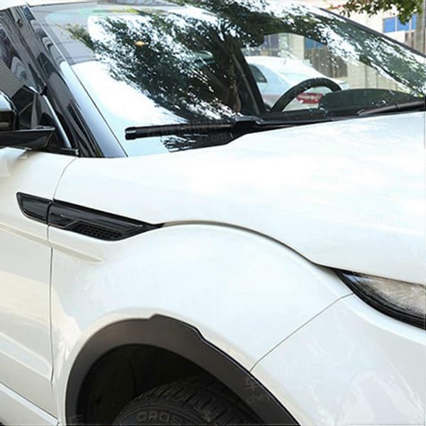 4 stk. Svart Sideuttak Deksel Trim for Evoque 2012-2017 Biltilbehør
