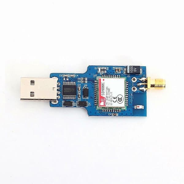 USB till GSM Seriell GPRS SIM800C Modul Bluetooth Datorstyrning + Antenn