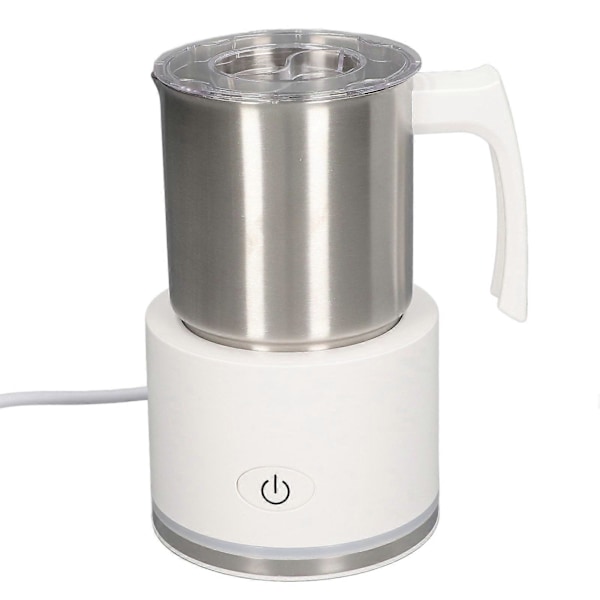 Elektrisk melkeskummer, avtakbar, stillegående, automatisk varm/kald melkeskummer for kaffe, varm sjokolade, 220-240V