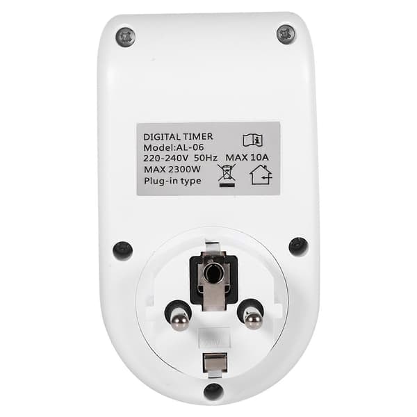 1 st AC220V-240V Multifunktionell LCD Digital Timer Uttag Tidsinställd Strömbrytare Ny