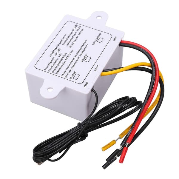 Temperaturkontroller -50 til 110 Temp Regulator Kontrollbryter Digitalt Display Termostat 100-220V 1500W