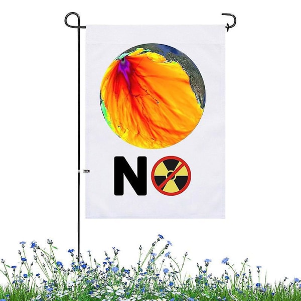 Nukleär Banner 1.48 X 0.98ft Trädgårdsflaggor För Utomhus Fallout Dekor För Marscherande Och Publicering Motståndet Mot Utsläpp Av Kärnkraft style 1