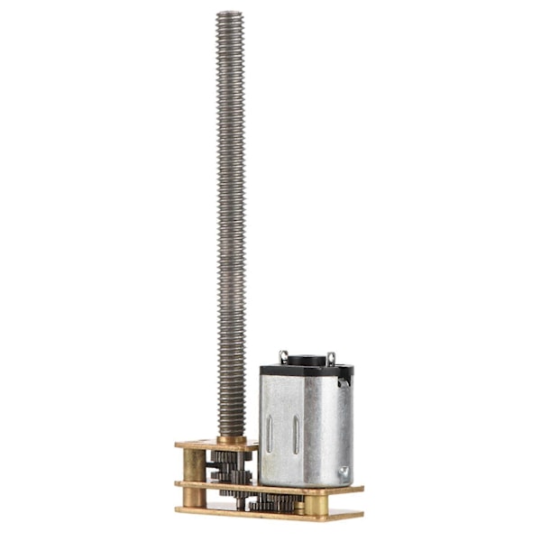 1024GA20 DC 6V/12V Kierteen kääntö N20 Vaihdemoottori M4 x 55mm Akseli (12V 200RPM)
