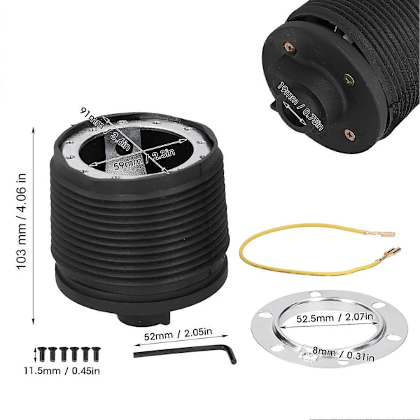 Rattnavadapter Koblingstilbehør Passer for Peugeot 206 1998 - 2016