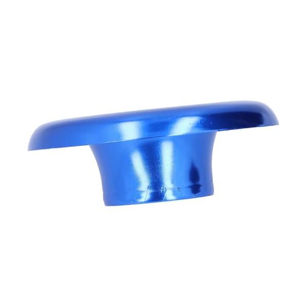 73mm/2.9in Bil Kort Ram Kaldluftinntak Turbo Horn Aluminium Velocity Stack Adapter Blå