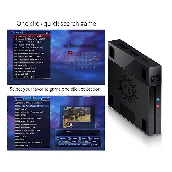 X6S TV Videopelikonsoli 4K Super Game Box 64G 9000+ peliä PSP/PS1/MAME:lle langattomilla 2 peliohjaimella EU-PISTOKE
