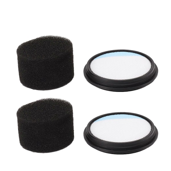 2 Set Dammsugare Ersättningsfilter Tvättbart Återanvändbart Filterelement och Bomullsset för VAX TBT3V1P1 TBT3V1B2 TBT3V1F1