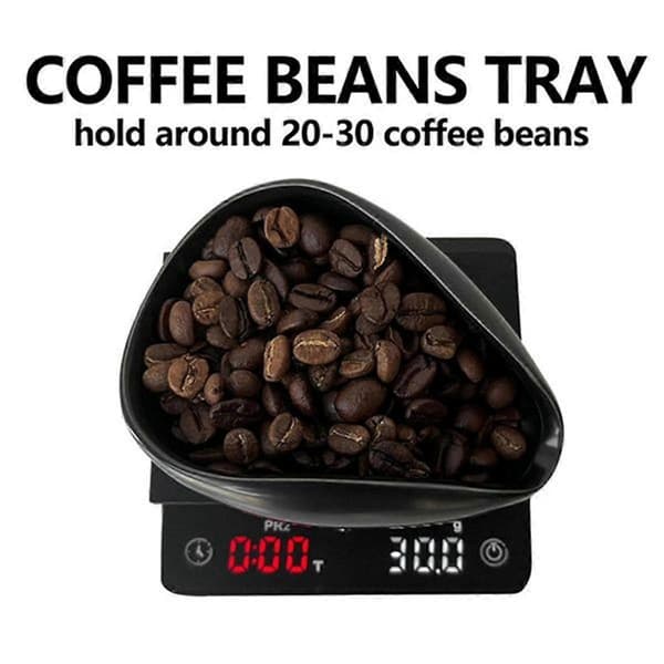 Kaffebönsdoseringskopp och Sprayflaska Set Keramisk Kaffebönsbehållare för Espresso med 30ml Spruta Vit