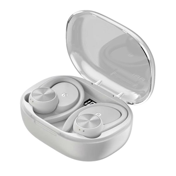 Bluetooth-kompatible 5.3 øretelefoner med ladeetui og mikrofon LED digital batteridisplay stereolyd berøringskontroll utendørs sportsørepropper