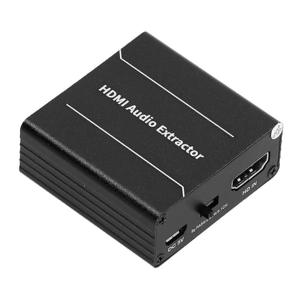 4K HD Multimedia Interface Audio Extractor Korkean resoluution stereo surround-ääni 5.1 Audio Splitter