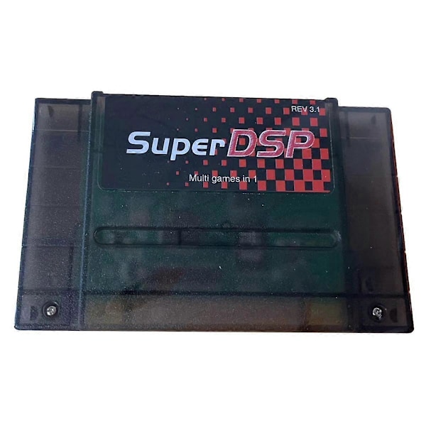 Super DSP Edition Plus 3000 in 1 3.0/3.1 Pelikortti SNES Japani/Eurooppa 16Bit Konsolille Läpinäkyvä Musta