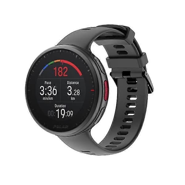 Til Polar Vantage V2 Silikone Urrem Black