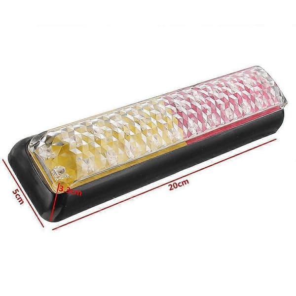 2 stk. 24 LED Bil Lastebil Baklys Stopp Bremselys Blinklys Vanntett for Lastebil Tilhenger ATV Båt