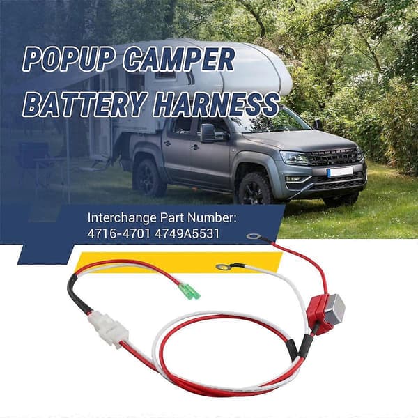 12V 15AMP Batterikabel 4716-4701 4749A5531 för -Up