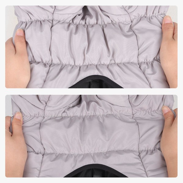 Hundkläder Förtjockad Reflex Varm Mjuk Bomullsrock för Höst/Vinter För Höst/Vinter Purple 5XL