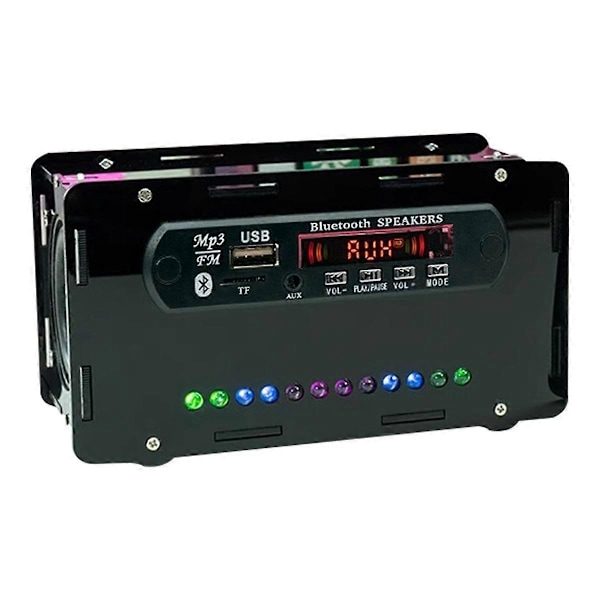 DIY Bluetooth Høyttalersett med FM Radio DIY Lodeprosjekt Øv Lodding Montering DIY Elektronisk Sett 2x3W Høyttaler B