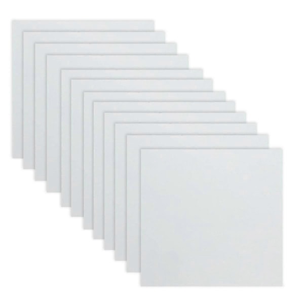 12 arkkia 7,5 mil Mylar-arkki 12 x 12 tuumaa Maitomainen läpikuultava PET-aihio sapluunoiden valmistusarkki (7,5 mil)