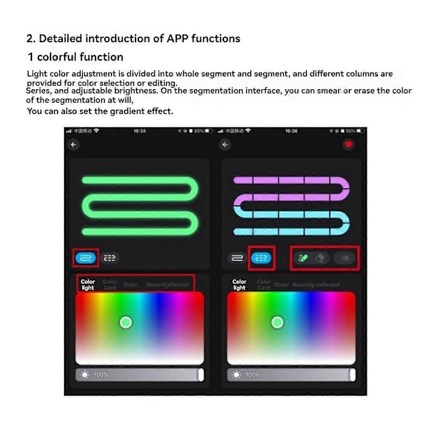LED Controller 44 Taster Bluetooth Stemmestyret Intelligent Dæmpning Farvetemperatur Strip Lys Controller B