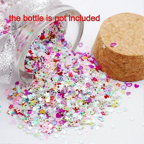 Värikäs sekoitus muotoja juhlat häät konfetti DIY glitter kynsitaide koristelu Qinhai