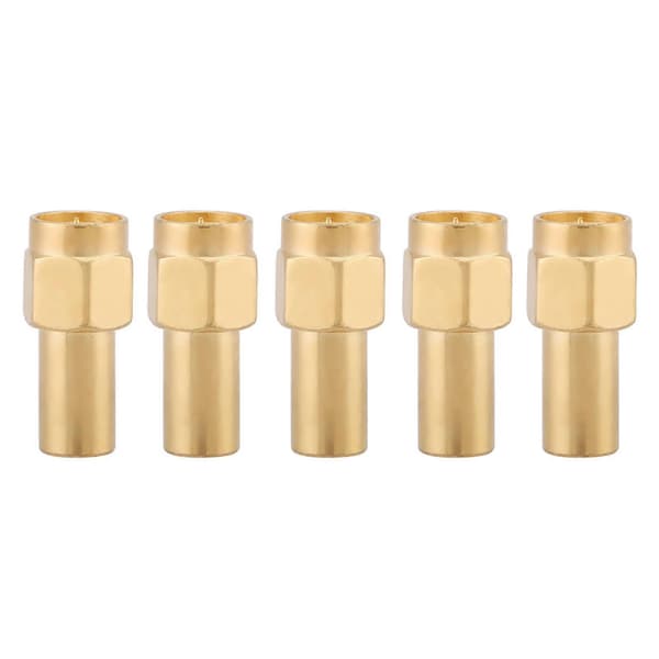 5 stk. SMA hannkontakt RF koaksial tilpasset terminator termineringslast 50 Ohm 2W