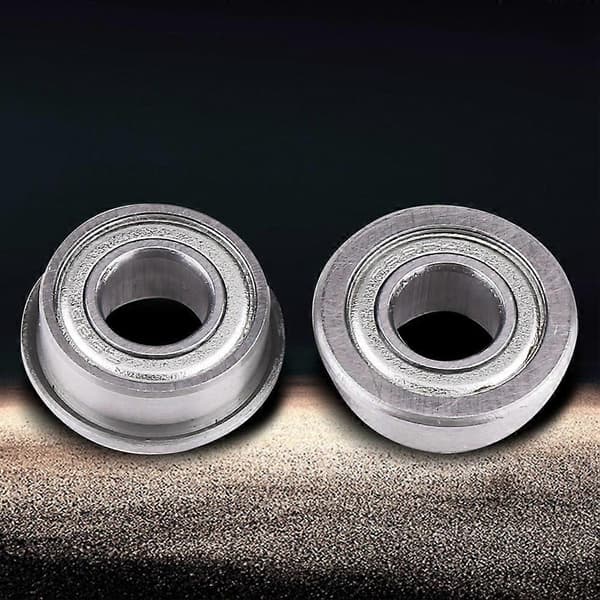 10 stk. F686ZZ Mini Metal Stål Dobbeltskærmede Flangede Kuglelejer 6*13*5mm
