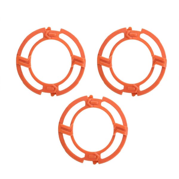 3 st Orange Bladhållarringar för Serie 7000 9000 RQ12 Modeller