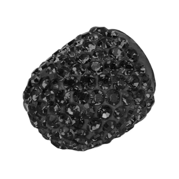 8 stk. Bil Dekkventilhette Håndlaget Glitrende Rhinestone Attraktiv Universal for Modifikasjon Svart