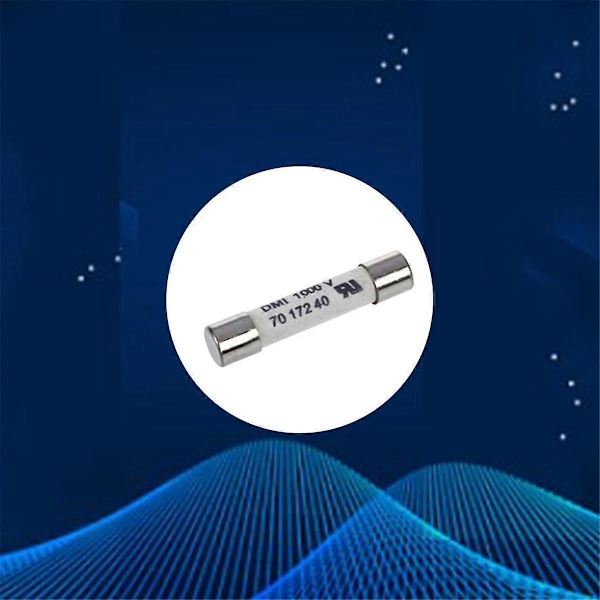1000V 500MA 10 stk. 6,3X32mm Multifunktionel Praktisk Bærbar Hvid Keramisk Sikring til Multimeter