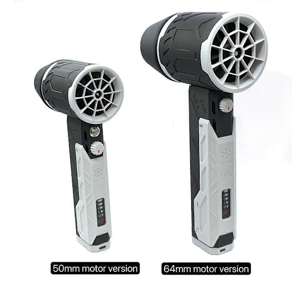 Turbo Jet -puhallin, tehokas autonpuhallin, 64 mm harjaton moottori, 8000 mAh, työntövoima 1000 G, teollinen kanavapuhallin, autonpuhdistin, musta-violetti