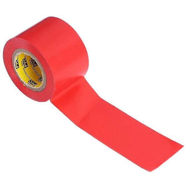 4 kpl Sähköasentajan PVC Vedenpitävä Sähköeristenauha Korjaustyökalut 4,4 cm Punainen