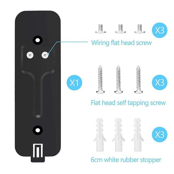 Passer for Blink Base Plate, Video Doorbell Bakplate, Bakplate Dørklokke Hardware