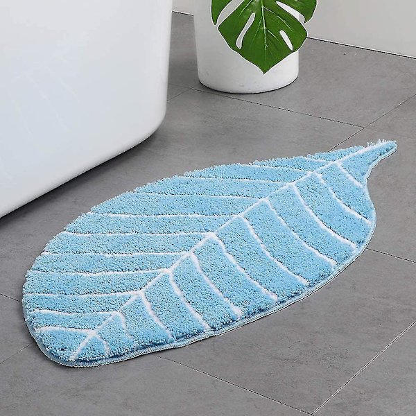 Tflycq Söt Dörrmatta För Barn - Absorberande Badrumsmattor i Mikrofiber - Dörrmatta Entré Matta Golvmatta, Bladform