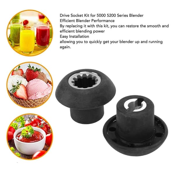 2 stk. Reservedel Blender Drivfatningssæt til Vitamix 5000 5200 Serie Blender Tilbehør Drivfatningssæt BL 02