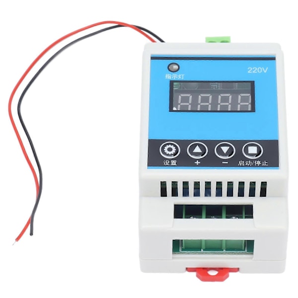 Tidsfördröjningsrelä Timer Controller Justerbar Kontrollbrytare 30A för Utrustning YYC?9220VAC