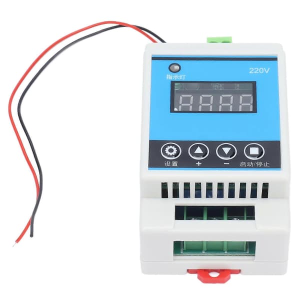Tidsforsinkelsesrelé Timer Kontroller Justerbar Kontrollbryter 30A for Utstyr YYC?9220VAC
