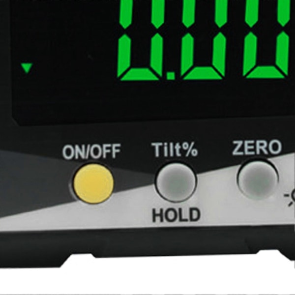 Digitaalinen inklinometri 4x90 mittaus IP54 LCD-näyttö magneettinen digitaalinen kulmamittari keltainen DLW30D