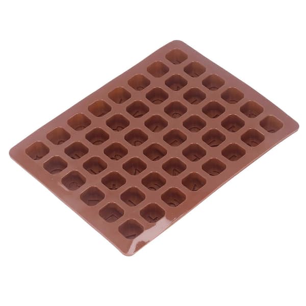 3 st Silikon Bakform Multifunktionell 48 Hål Silikon Kakform för Pudding Chokladkakor Brownies