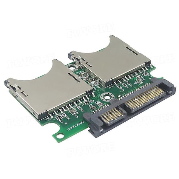 Dual SD til SATA Konverter Industriel-Grade SD til SATA Adapterkort 15PIN+7PIN SD til Seriel Adapterkort