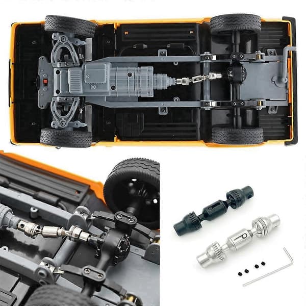 Metal Universal Drivaksel CVD til D42 1/10 RC Bil Opgraderingsdele Reservedele Tilbehør, 2