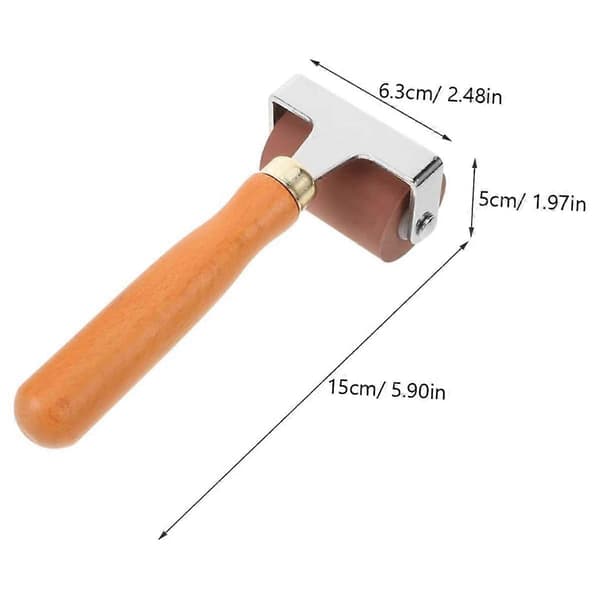 Tryckcylinder Målningsmaterial Stämplingsverktyg Konsttrycksverktyg Tryckvals Gummi Brayer Vals
