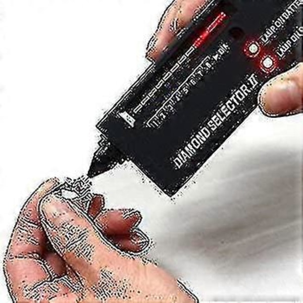 Høj præcision diamant tester professionel juveler (sort diamant tester)