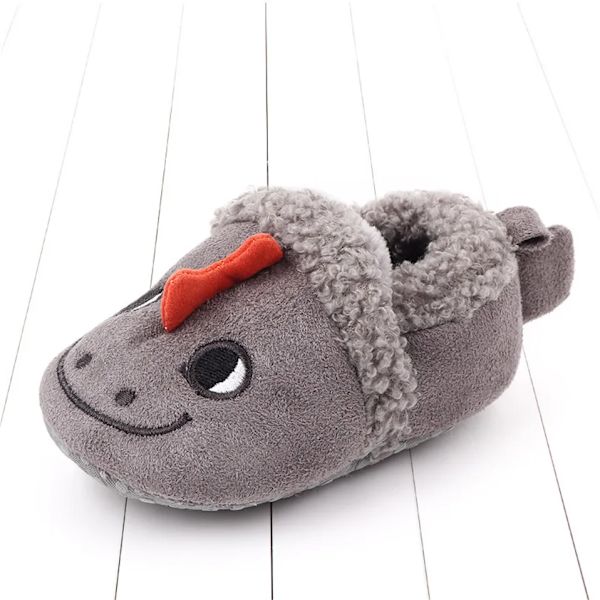 Babyskor Bedårande Bebistofflor Småbarn Baby Pojke Flicka Stickade Spjälsängsskor Söta Tecknade Halkfria Första Steg Babystofflor Style 5 13-18 Months