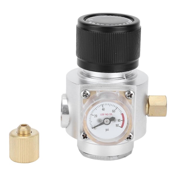 0-90PSI CO2 Regulator 3/8in Rustfritt Stål Soda Vann Trykkreduserende Ventil for Hjemmebrygging